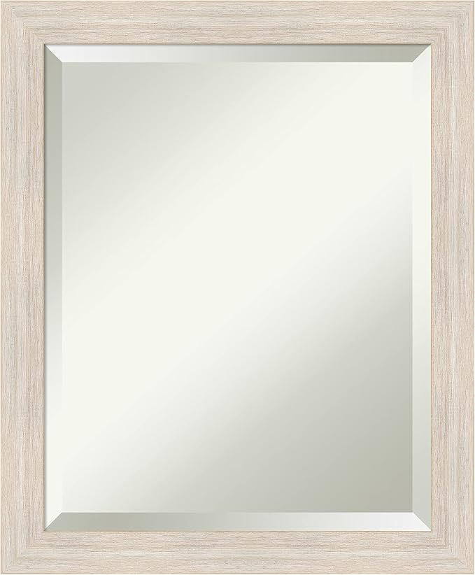 Amanti Art White Bathroom Mirror by AmantiArt