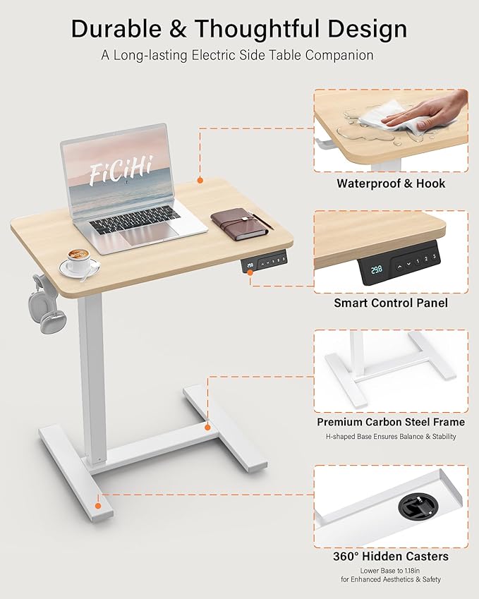 Mobile Standing Desk with Wheels - Image 7