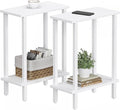 TUTOTAK Small Side Table, Narrow End Table, Skinny Sofa Table, Slim Nightstand by WelcometotheTUTOTAKHome