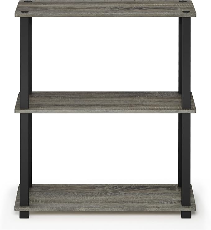 Furinno Turn-S-Tube 3-Tier Compact Multipurpose Shelf Display Rack - Image 6