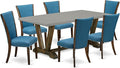 East West Furniture V797VE721-7 7 Piece Dining Table Set Consist of a Rectangle by EastWestFurniture