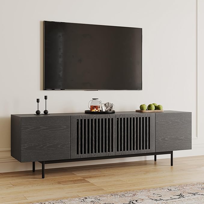 POVISON Full Assembled Mid-Century Modern TV Stand by POVISON