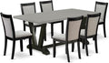 East West Furniture V697MZ606-7 7 Piece Dining Room Furniture Set Consist of a by EastWestFurniture