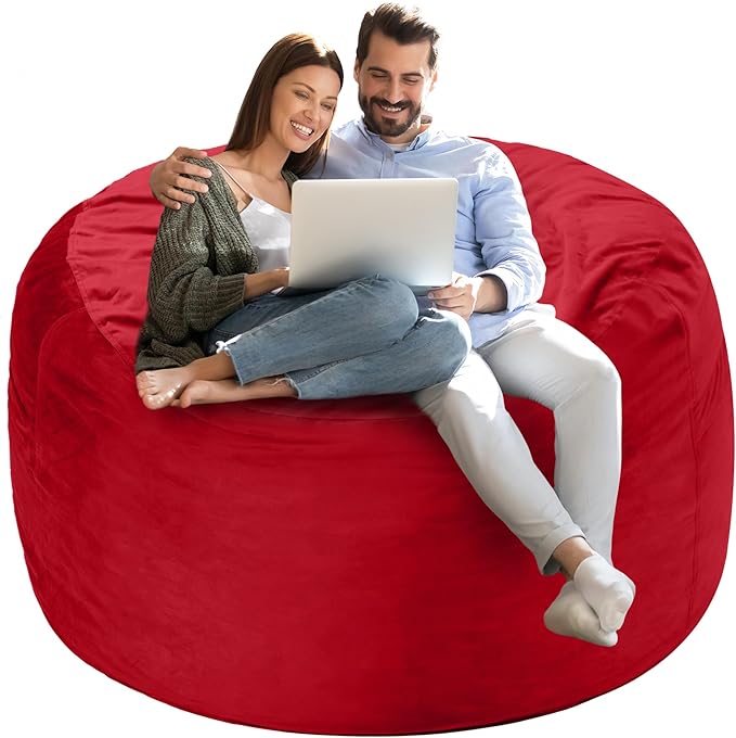 Homguava 4 FT Bean Bag Chair: 4' Bean Bags - Image 6