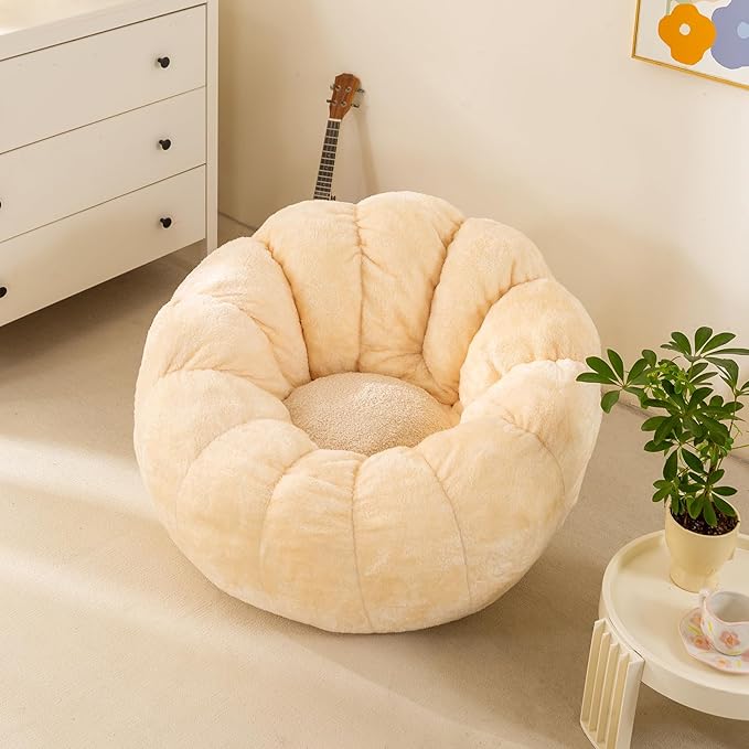 Pumpkin Bean Bag Sofa Chair, Bean Bag Chair - Image 7
