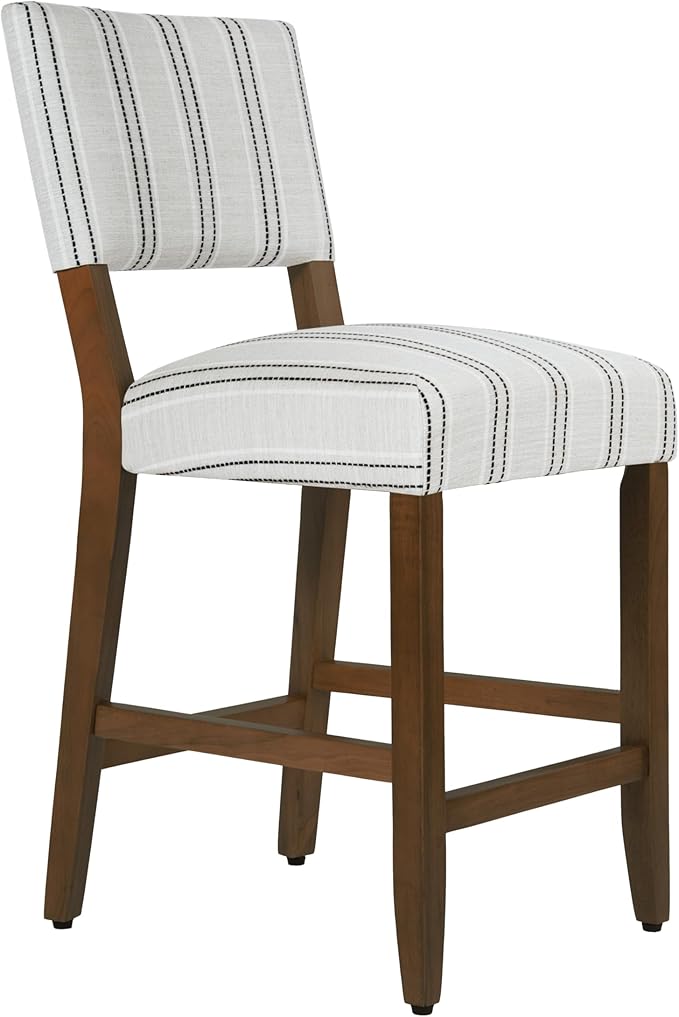 HomePop 24" Open Back Counter Stool|HomePop Home Décor|Fabric Chairs by HomePop