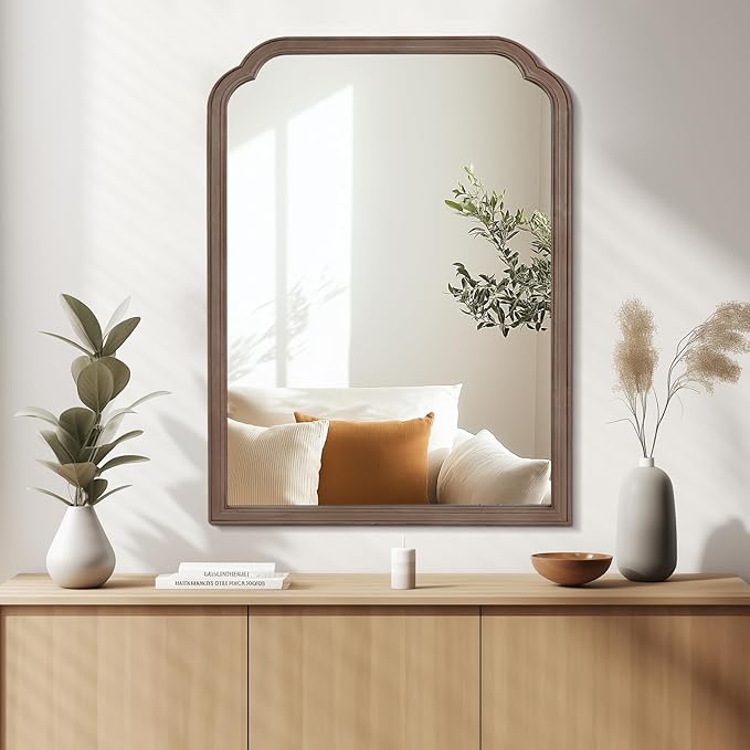 WallBeyond 30" x 40" Wood Bathroom Mirror - Image 3