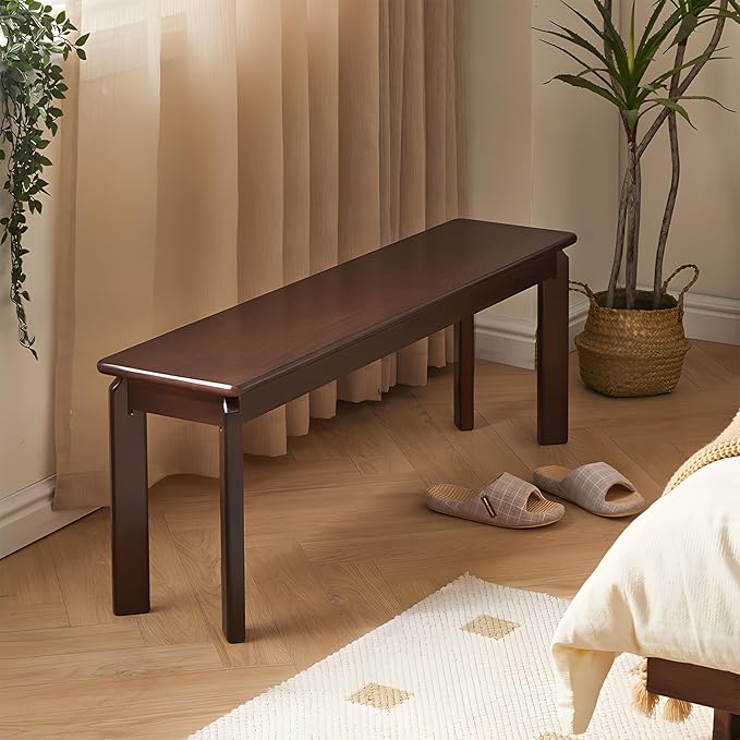 Dining Bench, Solid Wood Bench - Image 9