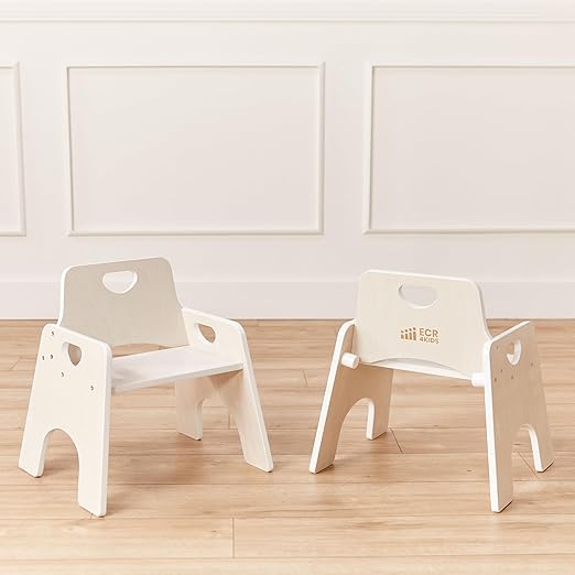 ECR4Kids Stackable Wooden Toddler Chair, Kids Furniture - Image 11