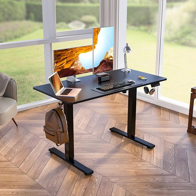 Kingant Standing Desk Height Adjustable Electric Stand Up Desks - Image 2