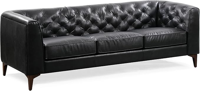 Poly & Bark Essex Leather Couch by POLYBARK