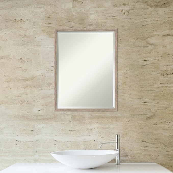 Amanti Art White Bathroom Mirror - Image 5