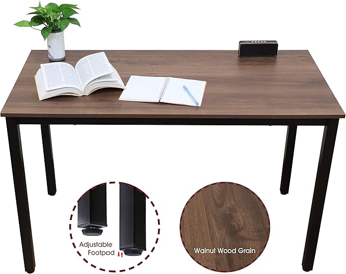 47 inch Large Computer Desk Wood, Modern Simple Style Desk - Image 4