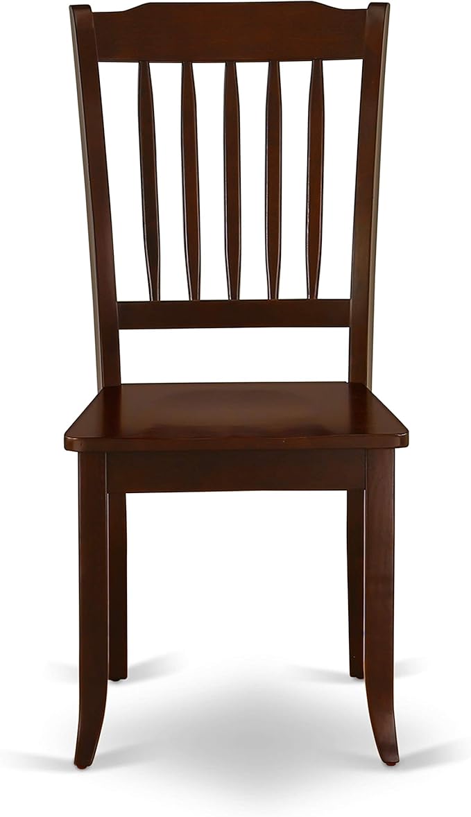 East West Furniture DODA7-MAH-W 7 Piece Kitchen Table & Chairs Set Consist of a - Image 10