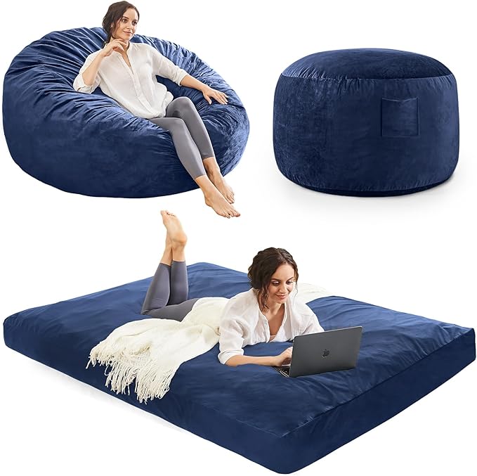 Bean Bag Chairs for Adults by ILPEOD