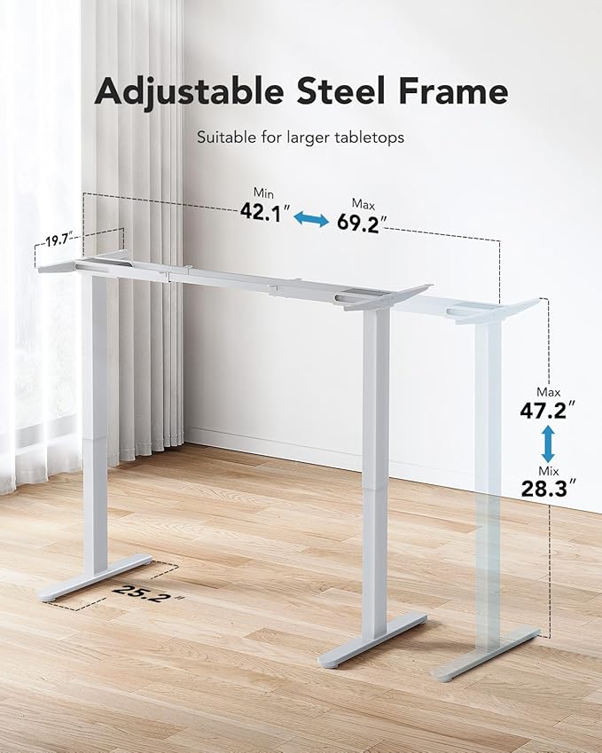 HUANUO Electric Standing Desk Frame - Image 6