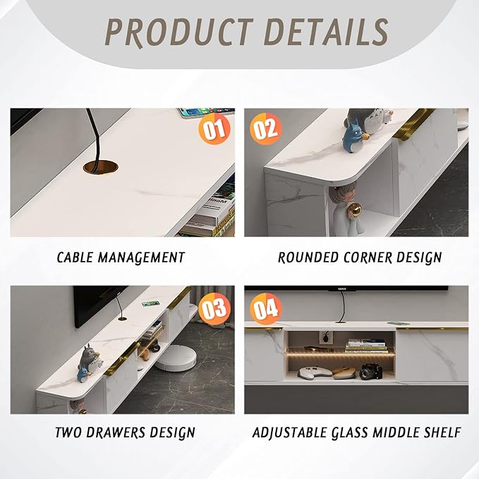 Pmnianhua LED Floating TV Stand - Image 8