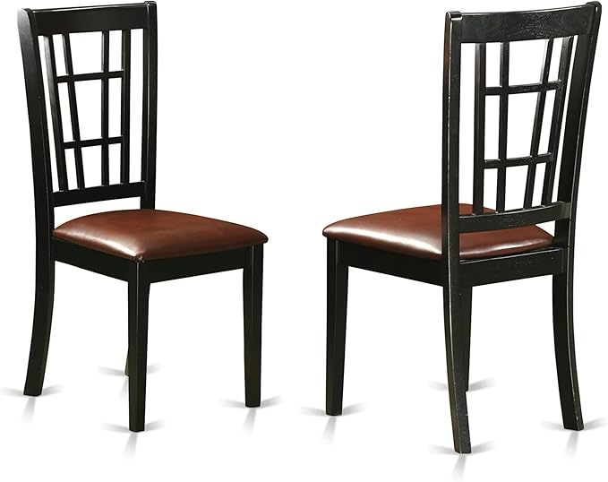 East West Furniture PLNI7-BCH-LC 7 Piece Modern Dining Table Set Consist of an - Image 3