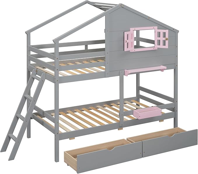 Ball & Cast Twin Over Twin Size Bunk Bed - Image 4