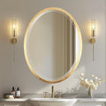 OVALCREST - Oval Wooden Beveled Wall Mirror by OVALCREST