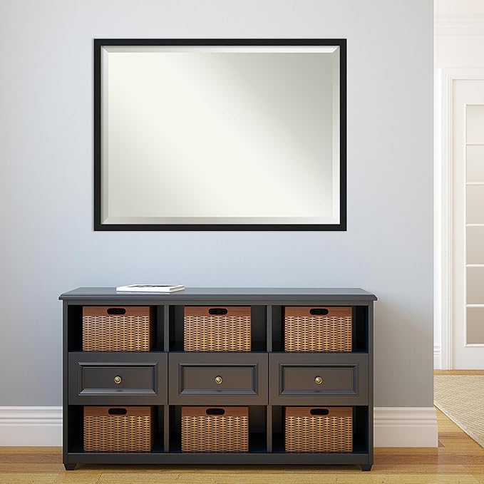 Amanti Art Black Bathroom Mirror - Image 4