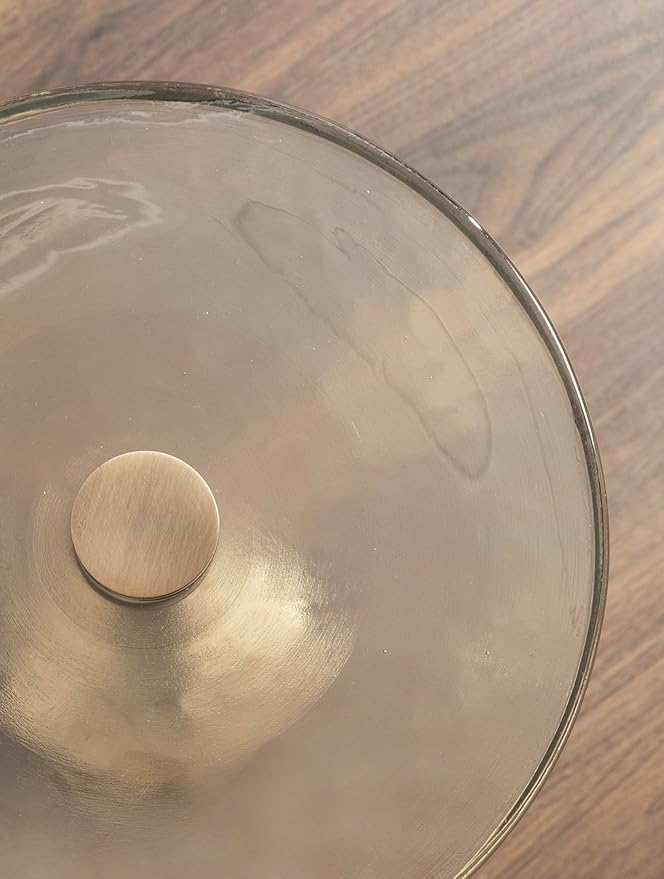 Kate and Laurel Xyler Modern Round Metal and Glass Drink Table, Transitional - Image 5