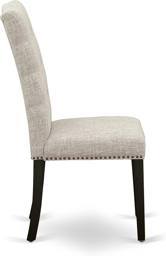 East West Furniture ELP6T35 Elsa Parson Dining Room Chairs - Image 6