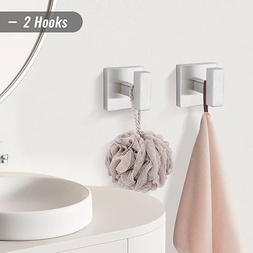 YACVCL Towel Bar Set, 10 Pieces Bathroom Hardware Set Brushed Nickel Bathroom - Image 5