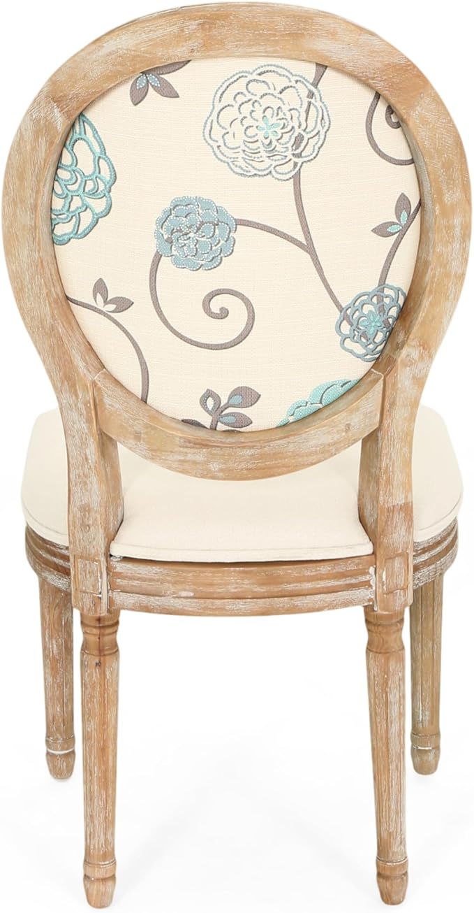 Christopher Knight Home Reed Upholstered Farmhouse Dining Chairs, and Beige - Image 10