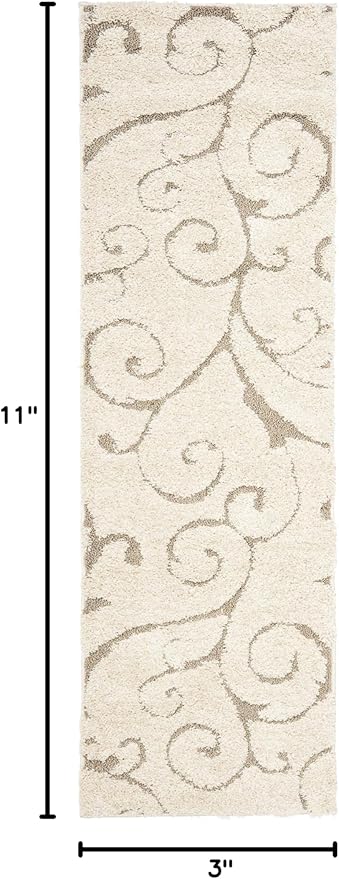 SAFAVIEH Florida Shag Collection Runner Rug - Image 2