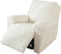 vctops 4 Pieces Geometric Jacquard Plush Recliner Slipcovers Soft Fuzzy Fluffy by vctops