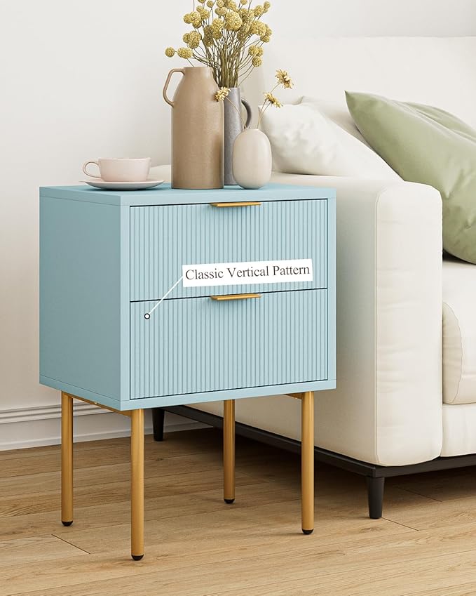 Masupu Night Stand, Mid-Century Modern Bedside Table - Image 5