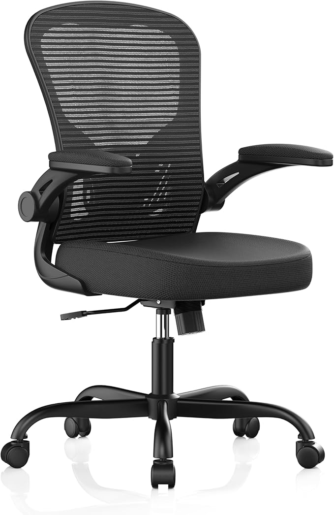 Office Chair, Ergonomic Desk Chairs 330LBS Capacity High Back Mesh Computer by Synorla