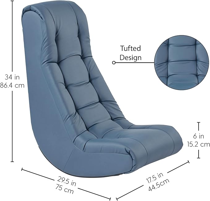FDP Tufted Floor Rocker for Kids, Teens and Adults; Comfortable, Ergonomic - Image 3