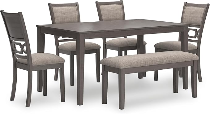 Signature Design by Ashley Wrenning Modern Diamond Patterned Dining Table by SignatureDesignbyAshley