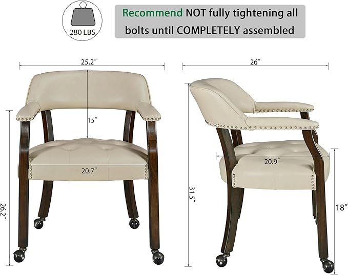 LEEMTORIG Large Dining Chairs - Image 3