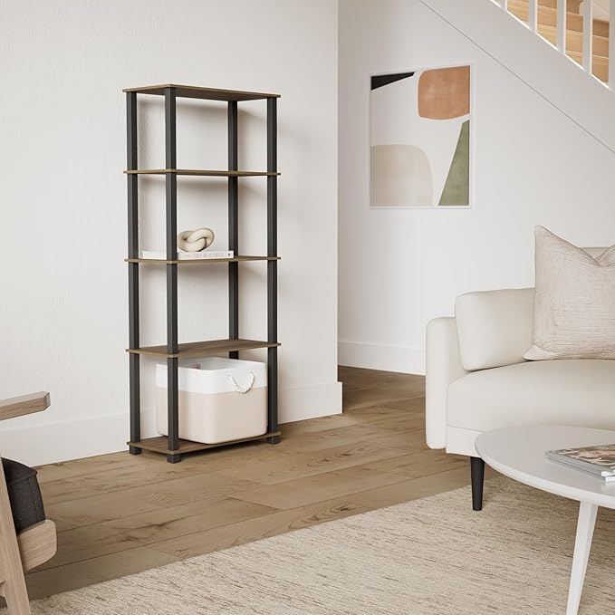 Furinno Turn-N-Tube 5-Tier Multipurpose Shelf / Display Rack / Storage Shelf / - Image 2