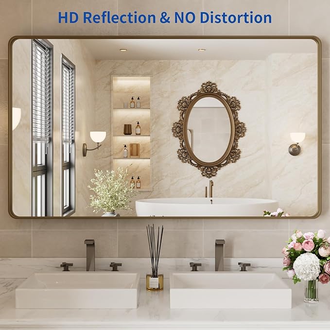WEER 50x30 Inch Bronze Bathroom - Image 2