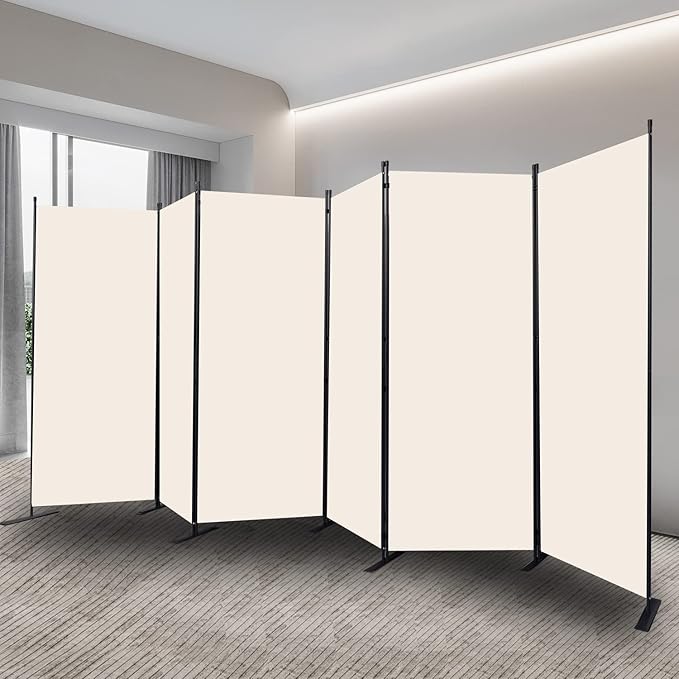Room Divider, 6 Panel Folding Privacy Screens - Image 7