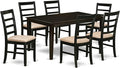East West Furniture CAPF7-CAP-C 7 Piece Dining Table Set Consist of a Rectangle by EastWestFurniture