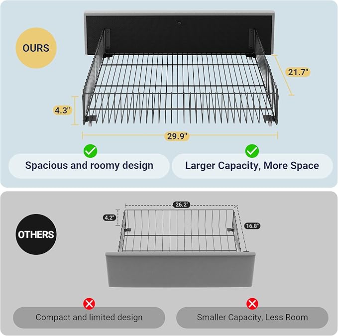 Allewie Modern Queen Size Platform Bed Frame - Image 7