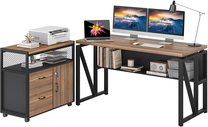 Tribesigns 55" Executive Desk by Tribesigns