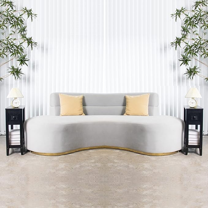 Narrow End Table, Slim Bed Side Table - Image 2