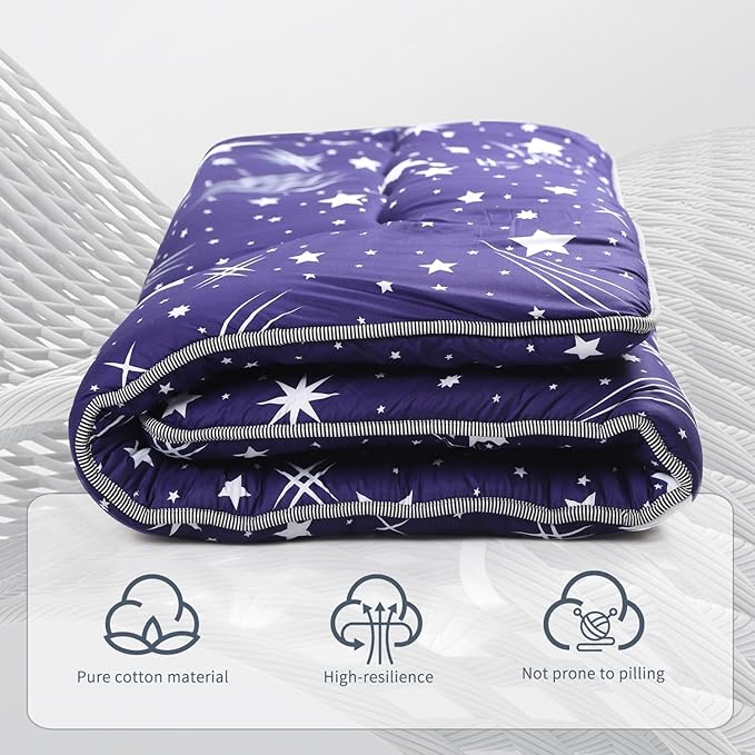Japanese Floor Mattress, Roll Up Memory Foam Tatami Mat Easy to Store and - Image 6
