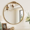 TokeShimi 24x24 Vintage Round Mirror by RefinedBathroomAccessories