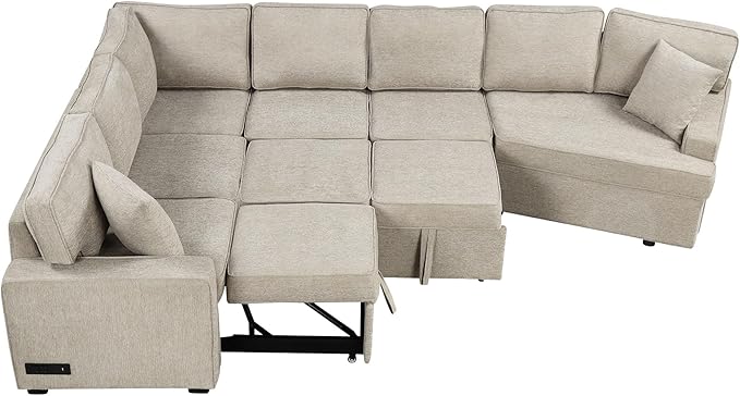 126" Extra Large Pull-Out Sofa Bed - Image 8