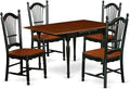 East West Furniture MZDO5-BCH-W 5 Piece Kitchen Table & Chairs Set Includes a by EastWestFurniture