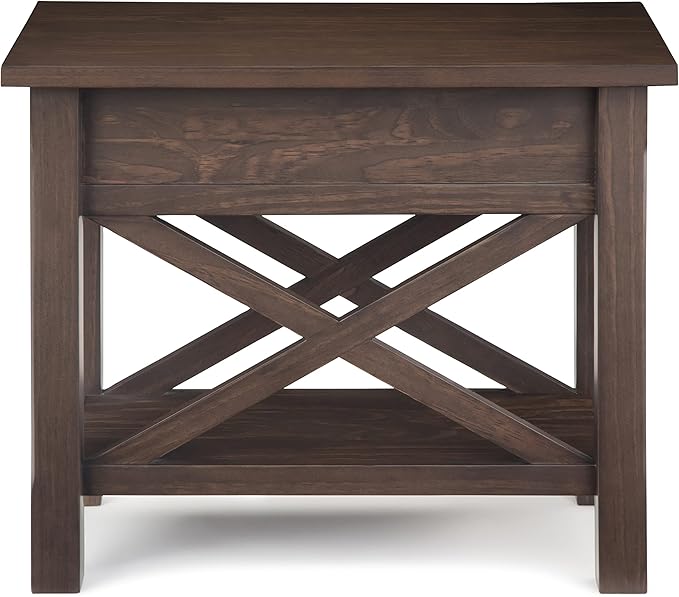 SIMPLIHOME Kitchener SOLID WOOD 14 inch Wide Rectangle Contemporary Narrow Side - Image 10