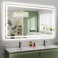 66x40 Inch LED Bathroom Mirror by YEELAIT