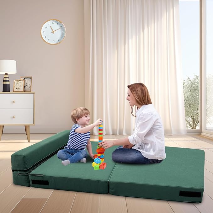 ANONER Fold Out Couch Bed Memory Foam Sleeper Chair - Image 5